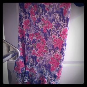 Pink and purple skirt